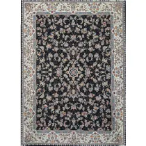 فرش 700 شانه آکرلیک تراکم 2550 کمیل مدل آرمیتا رنگ زمینه سرمه ای