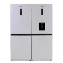 یخچال فریزر دوقلو تاکنوگلد مدل 702R-700F سفید یخساز اتوماتیک داخلی آبریز اتوماتیک