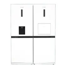 یخچال فریزر دوقلو تاکنوگلد مدل 801R-800F سفید یخساز اتوماتیک آبریز اتوماتیک هوم بار
