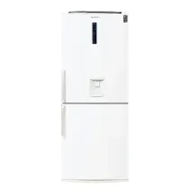 یخچال فریزر کمبی فریزر پایین تکنوسان مدل AKRF-NF328 یخساز دستی آبریز دار