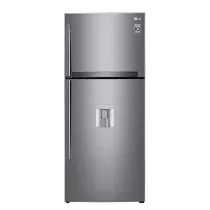یخچال فریزر کمبی فریزر بالا ال جی مدل GR-F882HBHU یخساز دستی آبریزدار IoT