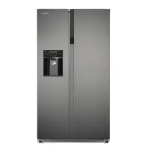 یخچال فریزر ساید بای ساید ایکس ویژن مدل HS550 یخساز اتوماتیک بیرونی آبریز اتوماتیک
