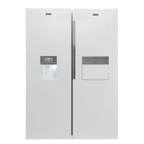 یخچال فریزر دوقلو لئوکو مدل LR300 ROYAL یخساز اتوماتیک بیرونی آبریز اتوماتیک هوم بار دار
