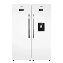 یخچال فریزر دوقلو سوزوکی مدل ROA373EwIR-FOA330EwIRI سفید یخساز اتوماتیک داخلی آبریز دار
