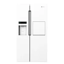 یخچال فریزر ساید بای ساید اسنوا سری هارمونی مدل S1Di-S110-W/S (نوژا) یخساز اتوماتیک بیرونی آبریز اتوماتیک هوم بار