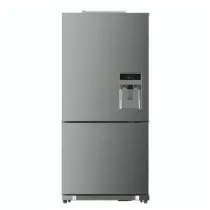 یخچال فریزر کمبی فریزر پایین اسنوا مدل SBDi-L300 عرض 81 یخساز دستی آبریز دار