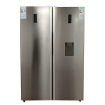یخچال فریزر دوقلو اسنوا مدل SN5-1219SS استیل یخساز دستی آبریز دار