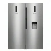 یخچال فریزر دو قلو اکسنت آمیتیس YSN-RF/FNINAM23-i یخساز اتوماتیک داخلی آبریز اتوماتیک نقره ای