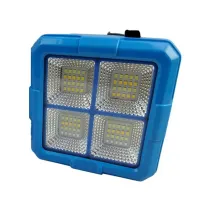 چراغ پنل خورشیدی LED چهار پنله مدل G66