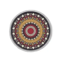 فرش ماشینی گرد هانوکس طرح طاووس کد IFC.2829.00