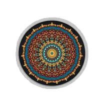 فرش ماشینی گرد هانوکس طرح اصفهان کد IFC.2829.06