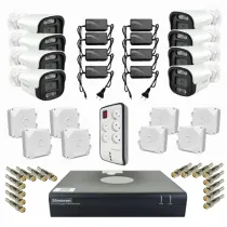 پکیج دوربین مداربسته 8 کانال 2 مگاپیکسل HD سیماران HD8CH2MP-212750