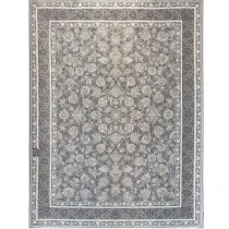 فرش 1200 شانه وزرا تراکم 3600 طرح اپیک وینتیج رنگ زمینه نقره ای