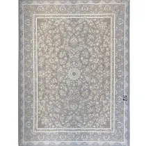 فرش 1200 شانه وزرا تراکم 3600 طرح پارلا وینتیج رنگ زمینه نقره ای