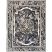 فرش 1200 شانه وزرا تراکم 3600 طرح مدوسا وینتیج رنگ زمینه دودی
