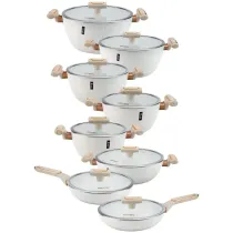 سرویس قابلمه گرانیتی 16 پارچه ام جی اس فورج کد FR07