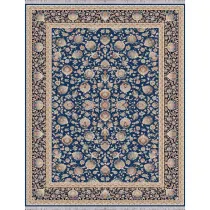 فرش 1500 شانه ابریشم نما آراد تراکم 4500 مدل نگاره زمینه کاربنی