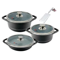 سرویس قابلمه 7 پارچه گرانیت ام جی اس طرح ایتالیا B