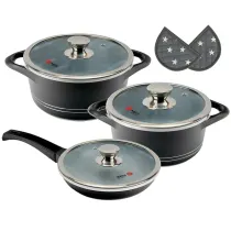 سرویس قابلمه 8 پارچه گرانیت ام جی اس طرح ایتالیا B