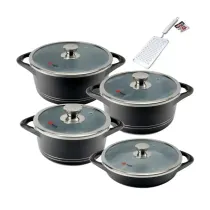 سرویس قابلمه 9 پارچه گرانیت ام جی اس طرح ایتالیا B