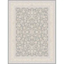 فرش 1200 شانه اکرلیک هایبالک(گل برجسته) شاهرخ تراکم 3600 مدل بنفشه زمینه نقره ای
