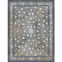 فرش 1200 شانه اکرلیک هایبالک (گل برجسته) شاهرخ تراکم 3600 مدل وینتیج زمینه افشان