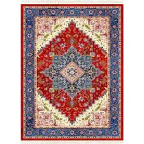 فرش ابریشم نما ماشینی ۱۲۰۰ شانه کد T1089