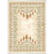 فرش ابریشم نما ماشینی ۱۲۰۰ شانه کد T1063