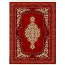 فرش ابریشم نما ماشینی ۱۲۰۰ شانه کد T1081