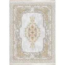 فرش ابریشم نما ماشینی ۱۲۰۰ شانه کد T1082