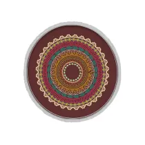 فرش گرد هانوکس طرح یزد IFC.2829.10 با ریشه