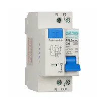 کلید محافظ جان ترکیبی الکترونیکی (RCBO) دو پل پارس فانال مدل PFL6