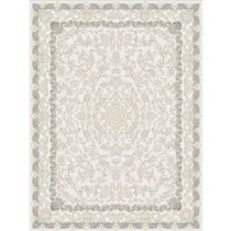 فرش 1200 شانه اکرلیک هایبالک(گل برجسته) شاهرخ تراکم 3600 مدل رازقی زمینه صدفی