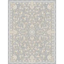 فرش 1200 شانه اکرلیک هایبالک(گل برجسته) شاهرخ تراکم 3600 مدل شانلی زمینه نقره ای