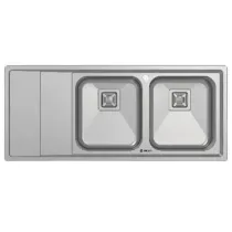 سینک توکار دو لگن اسنوا مدل SS-45152L/SS-45152R