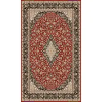 فرش 700 شانه اکرولیک آنا تراکم 2550 گالری کلاسیک نقشه کاشان زرشکی