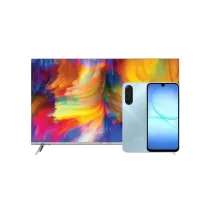 پک ویژه طلایی گوشی موبایل سامسونگ Galaxy A17 4G ظرفیت 128 گیگابایت - ویتنام و تلویزیون ال ای دی 43 اینچ هوریون مدل H-43LF6130