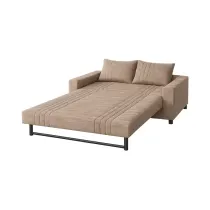 کاناپه تخت خوابشو مدل لالوسکی اورنگ پارچه ویو زرین مخمل