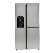 یخچال فریزر ساید بای ساید هیمالیا مدل Metrix 3F یخساز اتوماتیک بیرونی، آبریز اتوماتیک و هوم بار