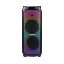 اسپیکر مکسیدر مدل MX-DJ2101 CN10E46 PRO دارای 2 ساب ووفر 10 اینچ، رقص نور، کارائوکه