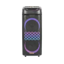 اسپیکر مکسیدر مدل MX-DJ2101 CN10E50 دارای 2 ساب ووفر 10 اینچ، رقص نور، کارائوکه