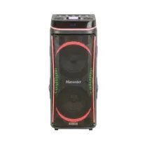 اسپیکر مکسیدر مدل MX-DJ2101 CN10E51 دارای 2 ساب ووفر 10 اینچ، رقص نور، کارائوکه