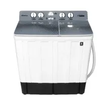 ماشین لباسشویی دوقلو سیلور لوکس مدل SLW17000T-G با درب شیشه ای و ظرفیت 12 کیلوگرم
