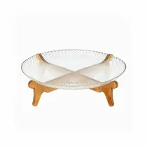 شیرینی خوری پایه چوبی سیوان طرح پیکسل