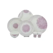 سرویس چینی 4 نفره گلدن هورس bone china صورتی 19 پارچه کد 90012-P