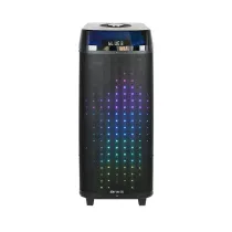 اسپیکر قابل حمل شارژی آیوا مدل AW-X1082DSP دارای 2 ساب ووفر 8 اینچ، رقص نور، کارائوکه و میکروفون