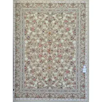فرش 1200 شانه برجسته هلنا اکریلیک پارتیزان تراکم 3600 مدل بهشت نقره ای