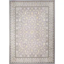 فرش 1200 شانه اکرلیک جمیل تراکم 3600 مدل آرتان زمینه نقره ای طلاکوب