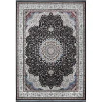 فرش 1200 شانه اکرلیک جمیل تراکم 3600 مدل سهراب زمینه سرمه ای