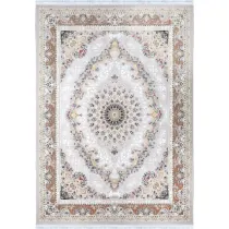 فرش 1200 شانه اکرلیک جمیل تراکم 3600 مدل ویونا زمینه نقره ای